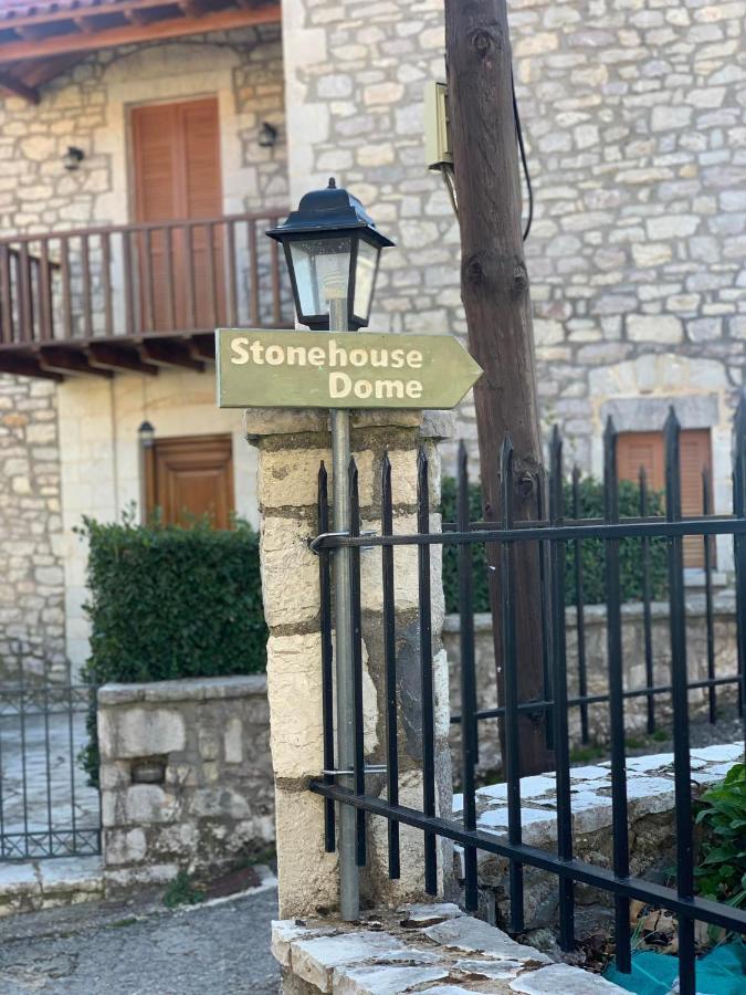 Stonehouse Dome Lagadia Villa Langadhia Exteriör bild