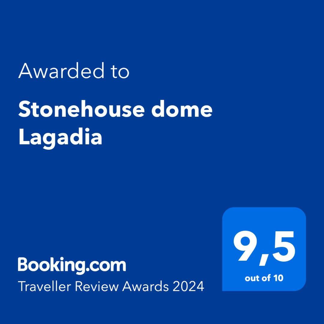 Stonehouse Dome Lagadia Villa Langadhia Exteriör bild